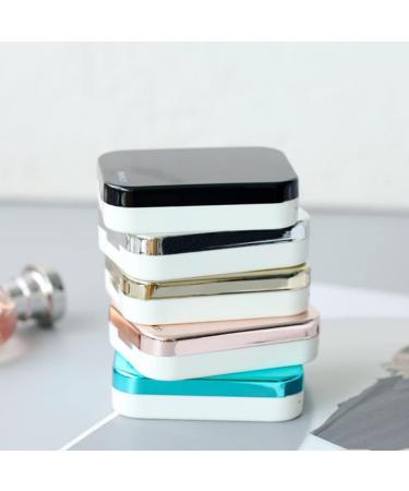 Shop Cabilock Lentil Holder & Applicator Kit - Mini Storage Container for Contact Lenses Mirror & Tweezers - Perfect Outdoor Accessory 8.3 x 6.2 x 2.1 cm - Blue - Buy Online on GoSupps.com