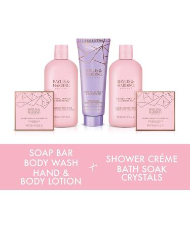 Baylis & Harding Jojoba Vanilla & Almond Oil Perfect Pamper Gift Set - Vegan Friendly - Buy Online on GoSupps.com