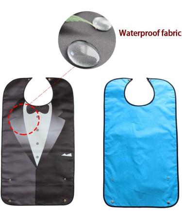 Waterproof Adult Bib: Reusable Clothing Apron for Dining - Fun and Functional - Buy Online on GoSupps.com