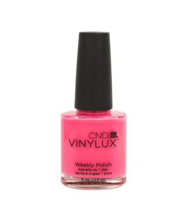 Cnd Vinylux #121 Hot Pop Pink Nail Polish Lacquer 0.5Floz