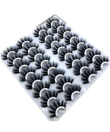 Buy NEW 16 Pairs 100% Mink Eyelashes | Natural & Dramatic Volume Fake Eyelashes | 8-25mm Extension (3DF001) - International Shipping Available - Buy Online on GoSupps.com