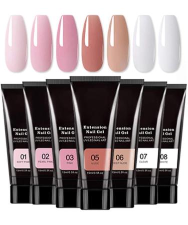 Kangmeile Nail Gel Set Nails Polygel Nail Kit with 3 Colour Extension Glue Polygel Set Nail Extension Gel Set Starter Set Gel Polish Starter Kit Nail Design Polygel Set with UV Lamp(B) - Buy Online on GoSupps.com