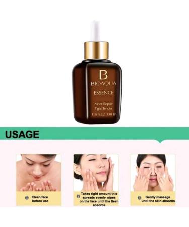 BIOAQUA Advanced Serum Hyaluronic Acid & Collagen Plumps Lightens Hydrates Softens Essence Moisturizing Skin Tight Tender 30ml - Buy Online on GoSupps.com