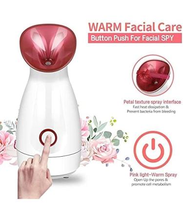 zhanghong Nano Ionic Facial Steamer Household Ion Water Replenishing Instrument Warm Mist Atomizer Humidifier Moisturizing Face Spa Steamer One Button Intelligence Control - Buy Online on GoSupps.com