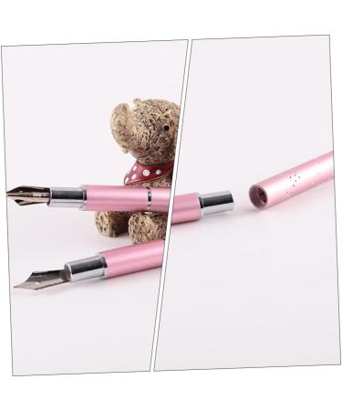 Ipetboom 2 Sets Colored Pen Girls Nail Kit Accessories for Girls Manicure DIY Pens Acrylic Painting Tools Nail Kit for Girls Nail Manicure Kit Pen Kits Line Pen Metal Pink Painted - Buy Online on GoSupps.com