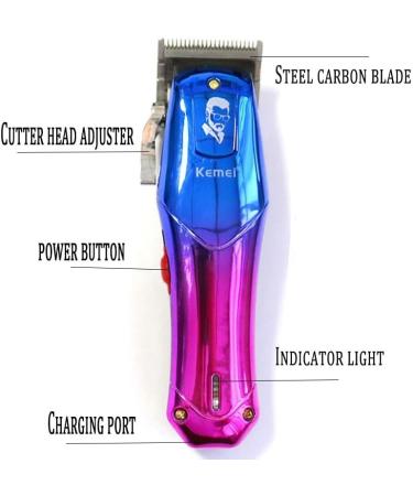 Professional Hair Clippers 390 | Adjustable Rechargeable Electric Trimmer for Men | Cordless Beard & Hair Cut | Premium Quality with Box - Buy Online on GoSupps.com