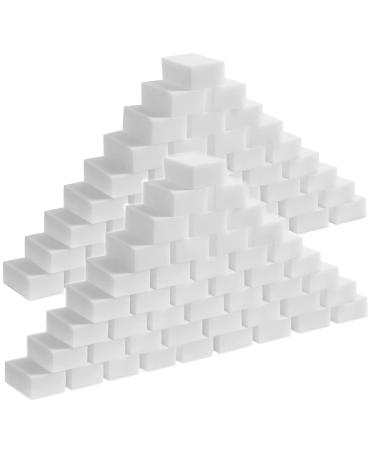 Trintion 100 pieces of etching sponge Wunderwamt mandrel cleaning sponge magic magic sponge dirt radier sponge melamine dirt etcher heavy cleaner for kitchen 100 pieces white