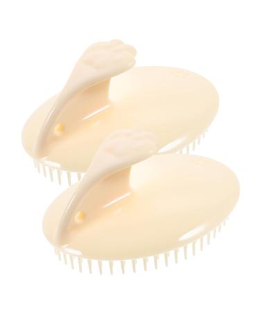 Minkissy 2st Shampoo comb shampoo massage brush scalee massage scalp massage shampoo brush for the scalp shampoo brush made of silicone