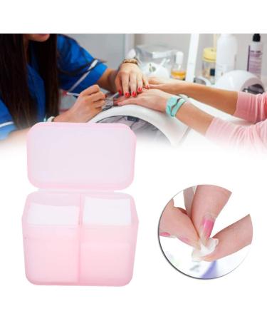 zottel Nail Art Storage Box Empty Nail Art Storage Box Transparent Lid Design for Household Nail Salon Beauty Salon(Pink) - Buy Online on GoSupps.com