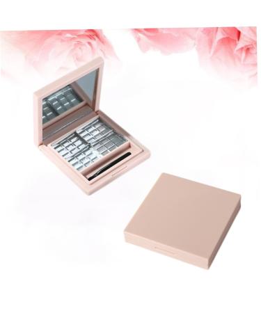NOLITOY 6 Pcs Empty Eyeshadow Pans - DIY Pink Eye Shadow Palette & Organizer | Magnetic Makeup Tray for Highlighter & Lip Balm - Buy Online on GoSupps.com