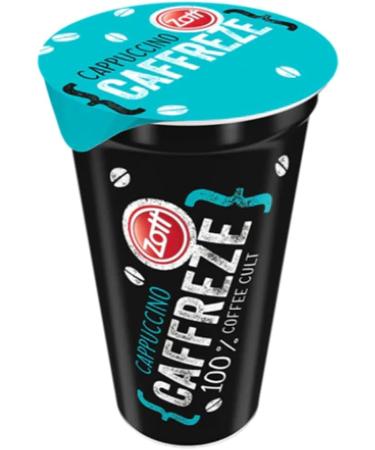 Zott Caffreze Cappuccino Drink 200ml - Creamy & Smooth Italian Style Coffee Beverage (8 Cappucino Caffreze) - Buy Online on GoSupps.com