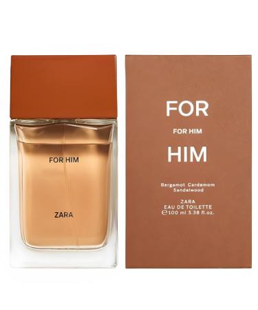 Zara For Him Cologne for Men EDT Eau De Toilette 100 ML (3.4 FL OZ)
