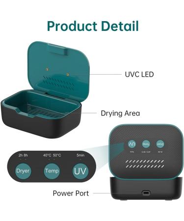 Multifunctional Automatic Hearing Aids Dryer with UVC Light Technology - Buy Online on GoSupps.com