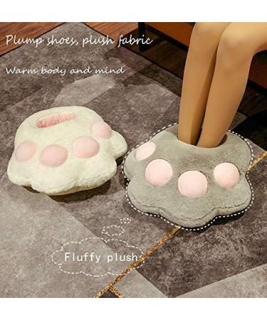 Shairmb Heated Foot Warmer for Women | Cat's Claw Plush Foot Warmer & Cozy Hot Water Bottle Bag | 38x38cm White - Buy Online on GoSupps.com