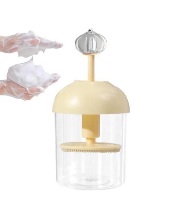 CHROX Facial Cleanser Foam Maker | Portable Face Wash Foamer | Rich Foam Whip Maker in Beige | Perfect Skin Cleanser for Gentle Washing - Buy Online on GoSupps.com