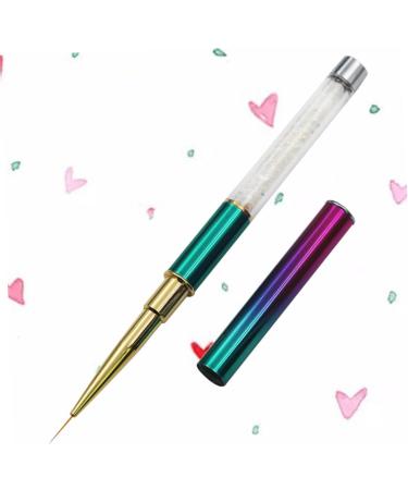 Mikinona Manicure Brush Manicure Tool Nail Polish Drawing Pen Nail Art Brush Nail Art Tips Builder Brush Manicure Dotting Pen Nail Crystal Pen Nail Art Pen Small Pen Draw Flowers Size 2 As Shown - Buy Online on GoSupps.com