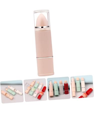 Beatifufu 2 in 1 Makeup Brush Bronzer Brush Loose Powder Brush Cosmetics Brush Contour Brush Foundation Applicator Bb Cream Brush 2 in 1 Cosmetic Brush Travel Plastic Sponge Brush Portable - Buy Online on GoSupps.com