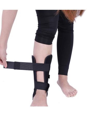 Breathable Foot Drop Orthosis Ankle Support Brace Adjustable Compression Ankle Braces for Sports for Sprain and Arthritis Recovery - BLACK(S)
