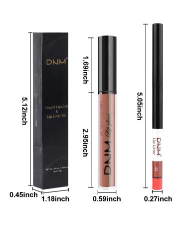 AMY'S DIARY Nude Matte Lip Liner and Liquid Lipstick Set - Long Lasting 24H Matte Lips, Waterproof Makeup Kit - Buy Online on GoSupps.com