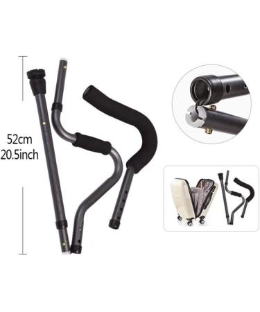 Adult Folding Crutches for Travel Ergonomic Underarm Crutches Adjustable Lightweight Aluminum Crutches (1 Pair) Anniversary Lucky Star - Buy Online on GoSupps.com