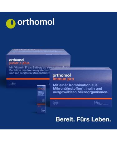 Orthomol Immune - Micronutrients for Immune Support with Vitamin C D & Zinc - 30 Daily Portions Tablets & Drink Mix - Buy Online on GoSupps.com