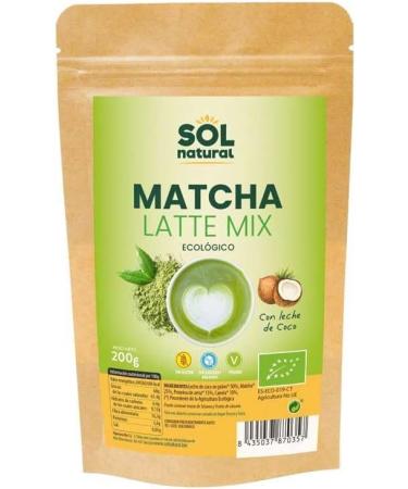  SOLNATURAL Matcha latte mix bio 200 g Sol Natural - Buy Online on GoSupps.com