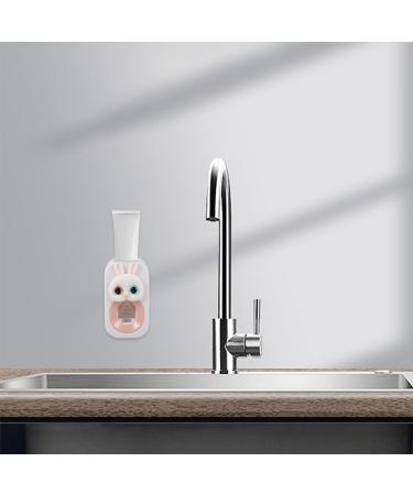 Mobestech Lot de 2 Distributeurs Automatiques de Dentifrice Support Mural en Plastique Design Lapin pour Gar on et Filles Installation Simple sans Effort Adapt la Salle de Bain et - Buy Online on GoSupps.com