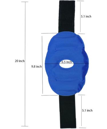 Reusable Gel Cold Pack for Knee Pain Relief - Hands-Free Application | Ideal for Injuries, Swelling, Bruises, and Surgery Recovery - Buy Online on GoSupps.com