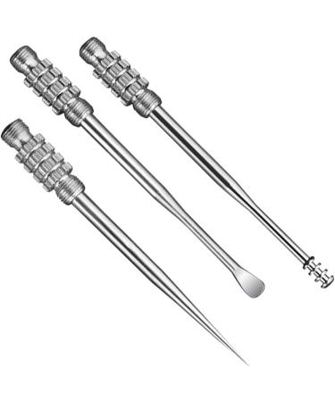Healifty Stainless Steel Ear Cleaning Spoon Set - 6pcs | Ear Wax Picking Tool - Buy Online on GoSupps.com