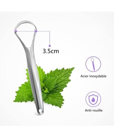Stainless Steel Tongue Cleaner - Remove Bad Breath | Tongue Brushes for Optimal Oral Care - Buy Online on GoSupps.com