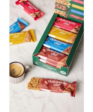 Deliciously Ella Oat Bars (16 x 50g) Mixed Variety - Healthy Snack Option - Buy Online on GoSupps.com