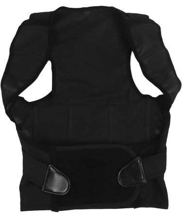 Hunchback Corrector for Teenagers - Breathable & Soft Black Back Support (XL) | Ideal for Home Use - Buy Online on GoSupps.com