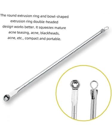 Blackhead Remover Tool Kit 4 Pieces Comedone Extractor Tool Blemish Whitehead Removal Acne Needle Pimple Stainless Steel Durability and convenience - Buy Online on GoSupps.com