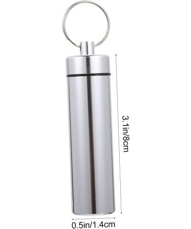 Hemoton 15-Piece Toothpick Holder & Keychain - Lockable Aluminum Storage for Dental Gear & Camping Accessories - Buy Online on GoSupps.com