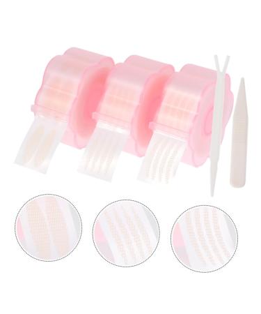 FRCOLOR 9 Rolls Double Eyelid Sticker Invisible Tape Instant Eyelid Tape Eyelid Tape Fiber Transfer Belt 5x5x2.5cmx3pcs Pinkx3pcs - Buy Online on GoSupps.com