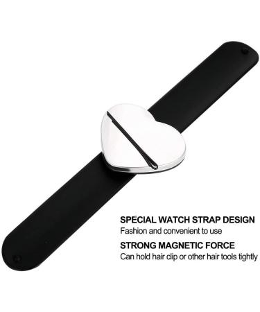Magnetic Wristband Hair Clips Bracelet Professinal Quicky-stick Magnetic Pins Wrist Strap Hair Clips Hairpins Holder Salon Hairdressing Tool For Salon Use - Buy Online on GoSupps.com