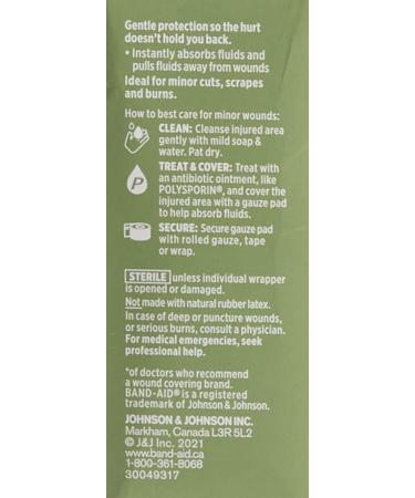 Johnson's First Aid Non Stick Easy Release Pad Small 10 Count (Pack of 1) - Buy Online on GoSupps.com