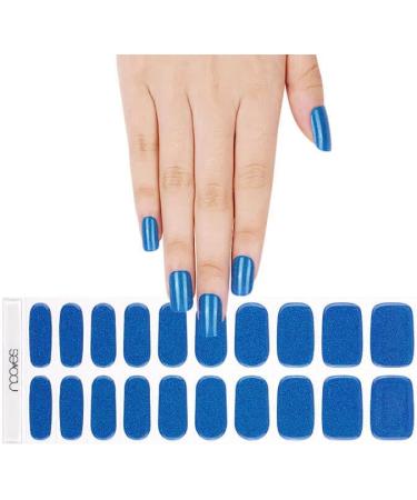  NOOVES NOOVES Nails - Premium Precursed Gel Nail Polish - Sea Water - Blue | Semi-Permanent Gel Nail Strips | Gel Nail Stickers | Gel Nail Stickers - Buy Online on GoSupps.com