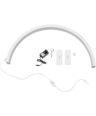 Lampe de Manucure Demi-lune Alliage d'aluminium 25W LED Lumi re de Cils 3000-6000K 3 Temp ratures de Couleur Petite 100-240V pour Salon de beaut (Prise UE) - Buy Online on GoSupps.com