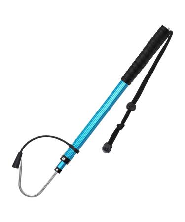 Komclub Telescopic fishing gate made of aluminum alloy fishing accessories with fishing hooks and rubber grinding suitable for sweet and salt water fishing 90cm - Buy Online on GoSupps.com