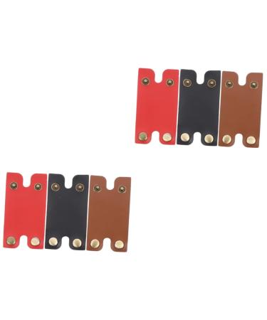 Beaupretty 6 Stk Razor Fall Scratch -resistant razor shell Razor for men men's razor Reiserasierer Razor parts Etui for manual razor manual manual man artificial leather accessories