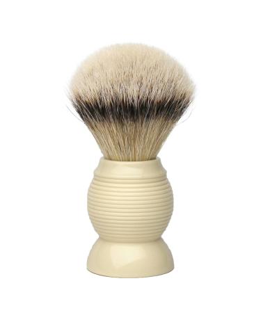 GBS Razor brush for men ivory colors Silvertip-Soft hairdresser-travel razor brush-wet razing products for men 26 mm knot