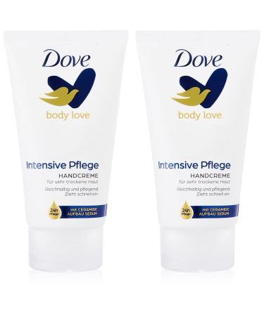 Dove hand cream intensively with care duo (intensive moisture and depth care) especially for very dry hands 75ml (2 Pack) 75 ml (2 -pack) hand cream intensive