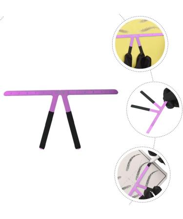Didiseaon Stainless Nose Triangle Steel Ruler Positioning Position Measure Shaper Measuring Eyebrow Tool 13.8x7cm Purple - Buy Online on GoSupps.com