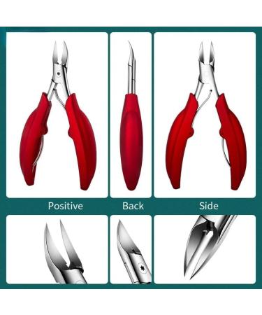 Stainless Steel Nails Nipper Scissors Nail Clippers and Pedicure Tools for Removing Dead Skin from Paronychia (Color : C10) - Buy Online on GoSupps.com
