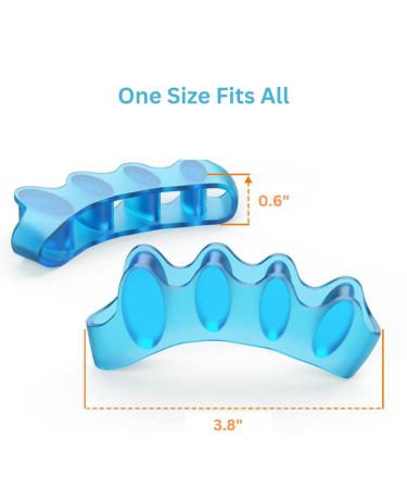 Toe Separators for Bunion Pain Relief | Foot Stretcher & Muscle Strengthening | NAOS Therapeutics | Unisex Foot Health Solution - Buy Online on GoSupps.com