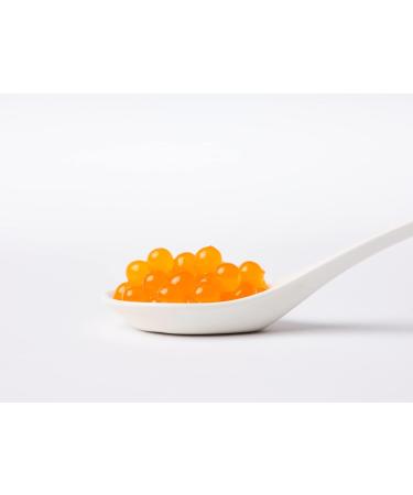 Oboba Mango Popping Boba - 1.1kg Filled Fruit Pearls for Bubble Tea | International Shipping - Buy Online on GoSupps.com
