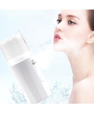 LALADEFIEE 1pc Hydrating Instrument Sprayer Mini Face Steamer Mini Mister Electric Facial Mister White Abs - Buy Online on GoSupps.com