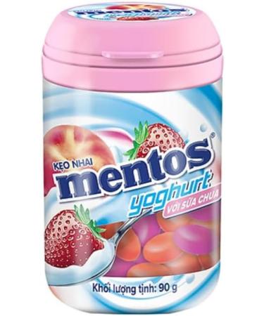 Mentos Gum Variety Pack Fruit Smoothie & Strawberry Yoghurt 90g each - Mentos Indonesia - Buy Online on GoSupps.com