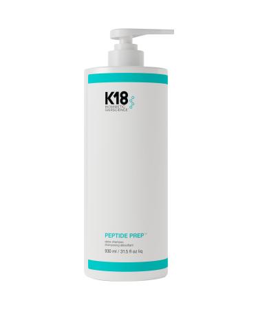 K-18 Biomimetic Hairscience Peptide Prep Detoxifying Hair Shampoo 930 ml pH 3.8-4.2 helps maintain color and does not dry out hair. Intentional active ingredients